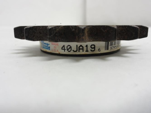 Martin 40JA19; Bushed Sprocket; # 40; 19Teeth