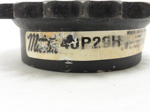 Martin 40P29H-1-7/8; Bushed Sprocket # 40; 29T; 1-7/8"ID Hardened