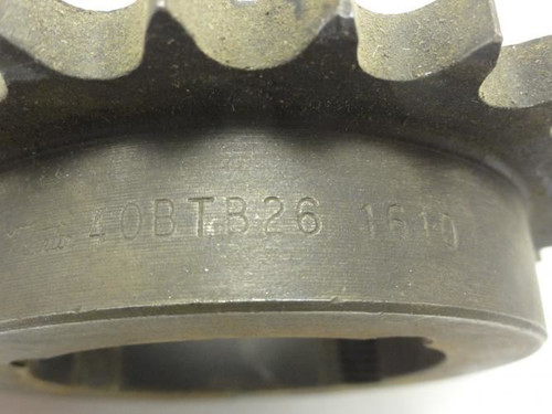 Martin 40BTB26-1610; Bushed Sprocket # 40 26T
