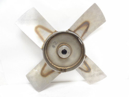 Alkar 703590; Metal Exhaust Fan; SS; Size: 24"OD; 4-Blade