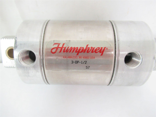 Humphrey 3-DP-1/2; Pneumatic Cylinder 2.5"Bore .5" Stroke