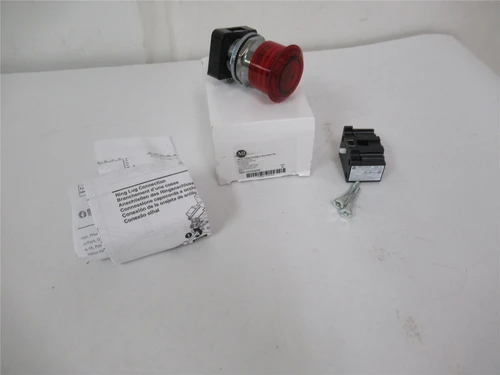Allen-Bradley 800T-TFXTQH2R; Switch 30mm Pushbutton LED Lamp