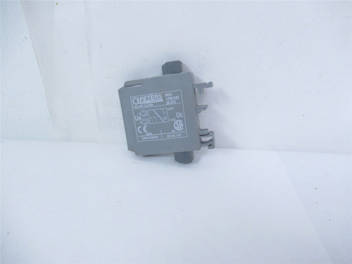 Peters MBA1/2Wi24S; Relay 3-Pole 230VAC 5A/2A Coil 24VAC/DC