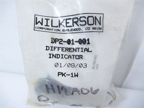 Wilkerson DP2-01-001; Pressure Indicator Used on Dixon Valve