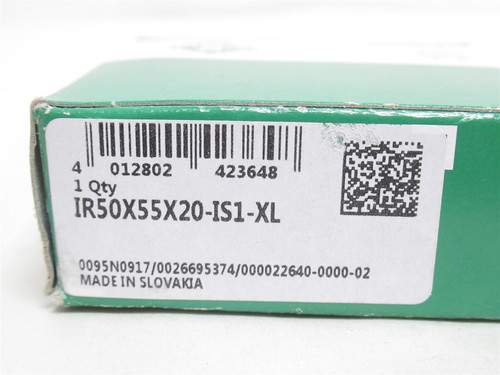 INA IR50X55X20-IS1-XL; Inner Ring W/Raceway; 50mmID x 55mmOD