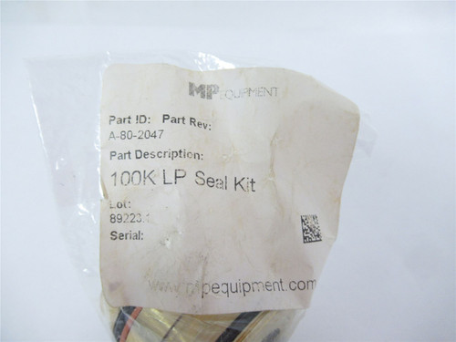 MP Equipment A-80-2047; Seal Kit 100K LP