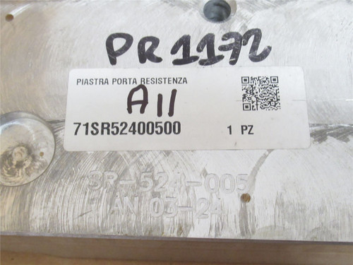 MFG- SR-524-005; Resistance Holder Heater Plate 71SR52400500