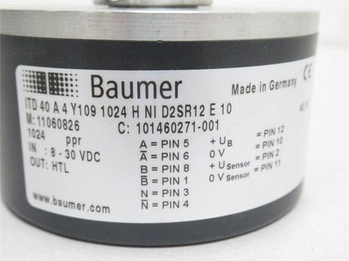 Baumer ITD 40 A 4 Y109 1024 ? NI D2SR12 E 10; Rotary Encoder