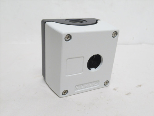 Siemens 3SB3801-2AA3; Metal Command Device Enclosure; 22mm