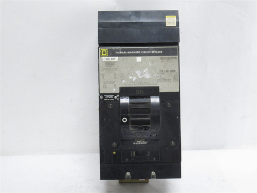 Square D LA36400; Circuit Breaker; 400A; 3P; 600VAC; Frame: LA