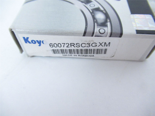 Koyo 60072RSC3GXM ; Bearing 35mmID x 62mmOD x 14mm W