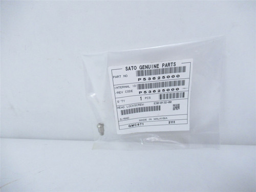 Sato P53625000; Head Lock Screw
