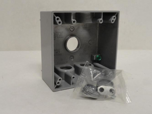 BWF TGB75-5V; Conduit Hub; Five Hole 3/4"; Gray