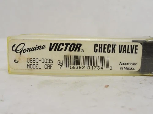 Victor 0690-0035; Check Valve; 200 PSIG