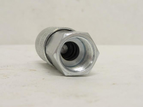 MFG- 30E683; Industrial Quick Coupler Body; Steel; Size: 1/2"