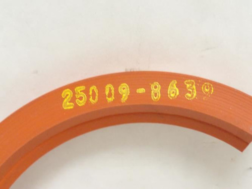 Garlock 25009-8639; Silicone Oil Seal; 3.688"ID x 4.688 OD