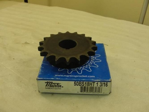 Martin 50BS18HT-1-3/16; Sprocket # 50; 18T; 1-3/16"ID