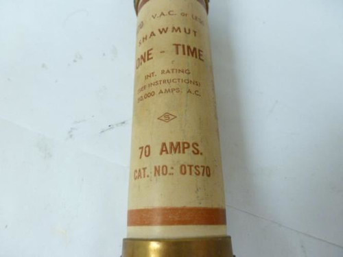 Shawmut OTS70; Fuse; 70A; 600V