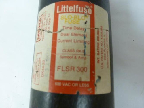Littelfuse FLSR300; Fuse; 300 Amp; 600V