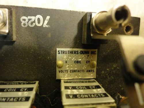 Struthers-Dunn RRX827A; Relay 500V