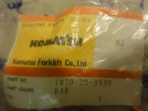 Komatsu 7870-20-3530; Bar