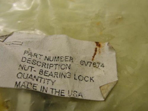 MFG- 6V7674; Lock Bearing; 39mm x 58mm x 9mm