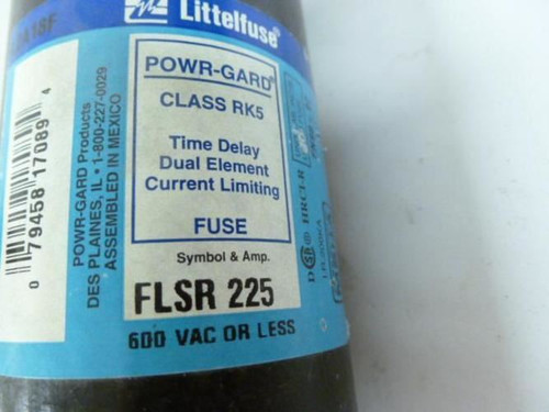Littelfuse FLSR225; Fuse; 225 Amps; 600VAC