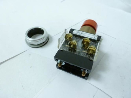 Allen-Bradley 800H-BK6B; Pushbutton Switch 600V