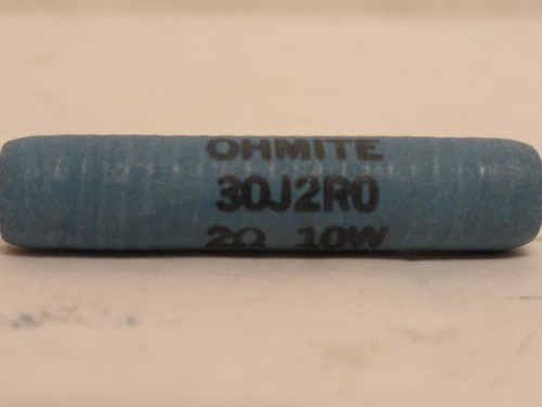 Ohmite 30J2R0; Lot-2 Wirewound Resistors; 2Ohm; 10 Watts