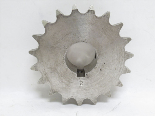 MFG- 60B19SS x 1-1/2; Sprocket #60; SS; 19 Teeth; 1-1/2"ID