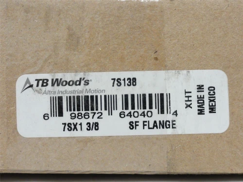 TB Woods 7S138; Coupling Flange; 1-3/8" ID
