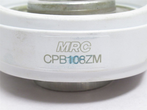 MRC CPB108ZM; Pillow Block Bearing; 1-1/2"ID; 2-Bolt Base
