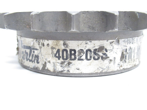 Martin 40B20SS-1; Sprocket #40; SS; 20 Teeth; 1"ID