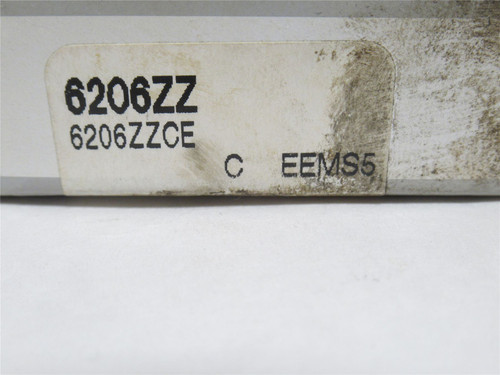 NSK 6206ZZ; Ball Bearing 30mm ID x 62mm OD x 16mm Wide