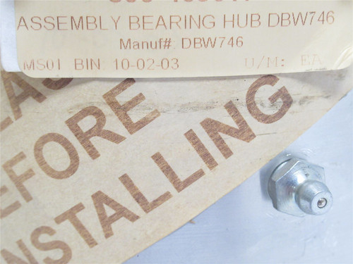 MFG- DBW746; Bearing Hub Assembly; 2"ID