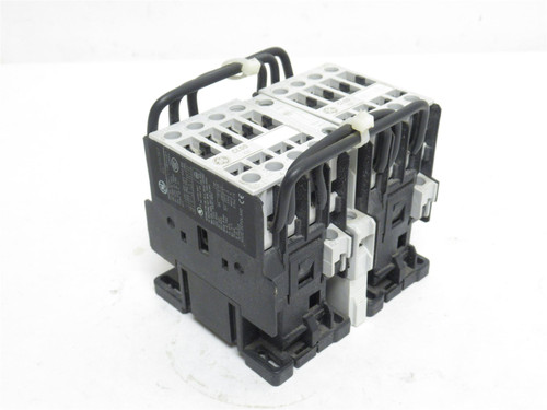 GE LAR00AJ; Reversing Contactor 10A; 3P; 600V; Coil 110/120VAC