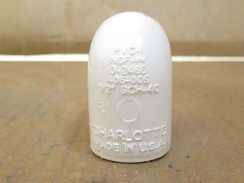 Charlotte 406-005; Lot-30; PVC Elbows; 90Deg; 1/2"NPS Sched 40
