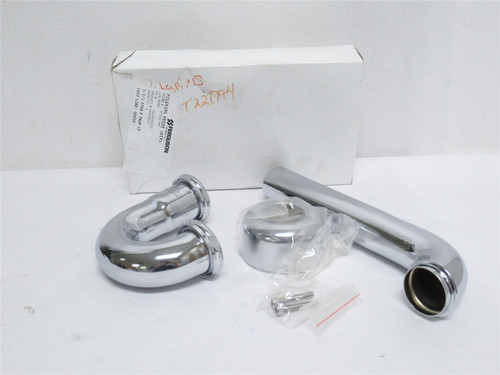 ProFlo PFPTB107; Polished Chrome Brass P Trap; Size: 1-1/2"