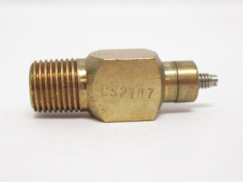 Videojet CS-2187; Adjustable Needle Valve; 1/8NPT; Brass