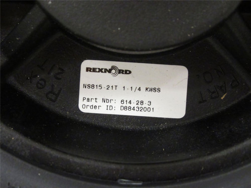 Rexnord 614-28-3; Flat Top Conveyor Sprocket; 1-1/4"ID