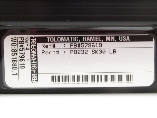 Tolomatic PB232 SK30 LB; Guided Air Cylinder; 3" Stroke