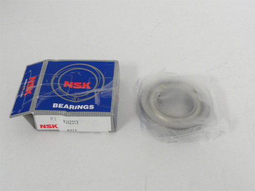 NSK R16ZZC3; Ball Bearing; 1" ID; 2" OD; 0.5" Width