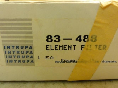 Intrupa Parts 83-488; Element Filter