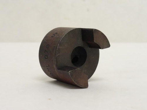 Martin ML-070 x 1/2; Jaw Coupling Hub 1/2"ID x 1-3/8" OD; NO KW
