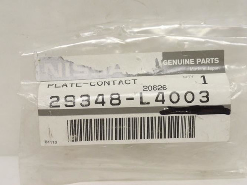 fits Nissan 29348-L4003; Forklift Contact Plate