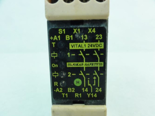 Jokab Safety VITAL-1-24VDC; Safety Controller; 24VDC; 6A