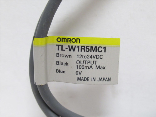 Omron TL-W1R5MC1; Proximity Switch; 12-24VDC; 100mA Max