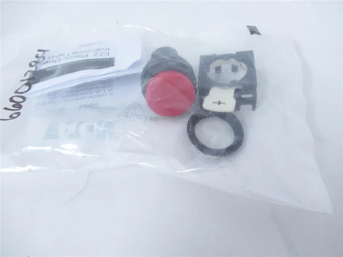 Eaton E22EB2; Pushbutton - 25 mm; red; black bezel