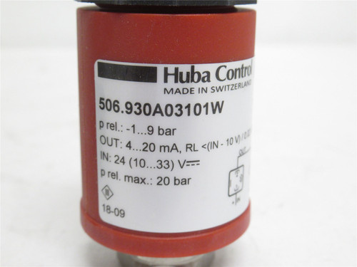 Huba 506.930A03101W; Control Transmitter; 1-9BAR; 24VDC