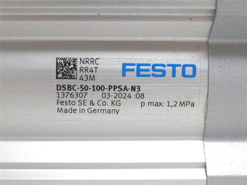 Festo DSBC-50-100-PPSA-N3; Air Cylinder; 50mmID x 100mm Stk